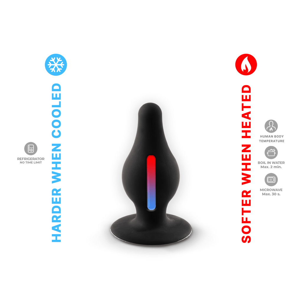 Silexd - Premium Silicone Plug Taglia S - Nero