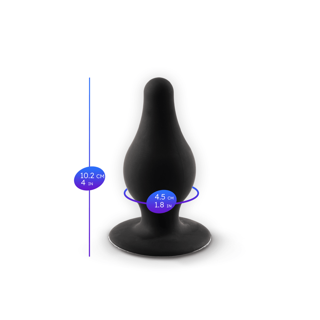 Silexd - Premium Silicone Plug Taglia L - Nero