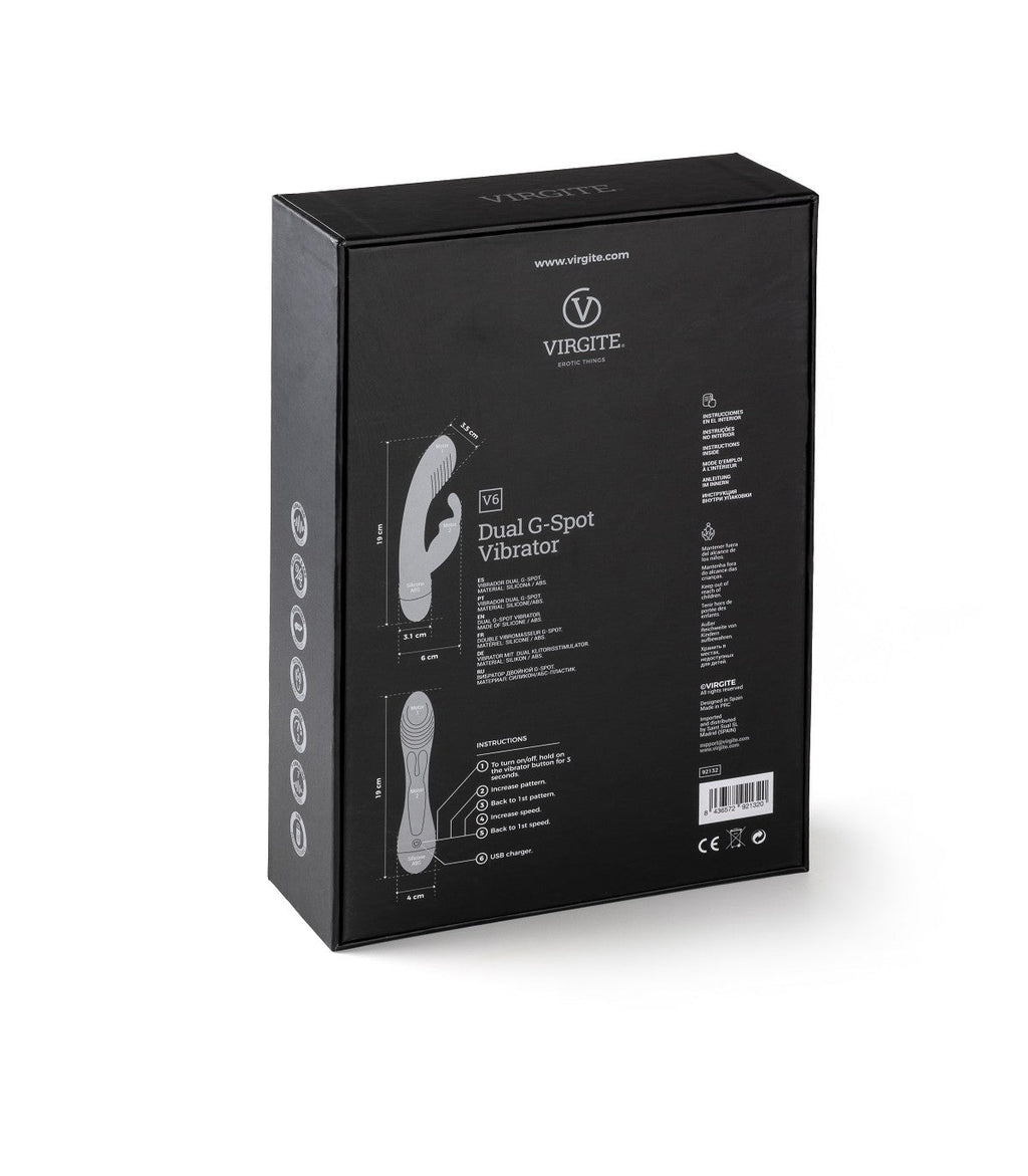 VIBRATORE RICARICABILE V6 VIOLA