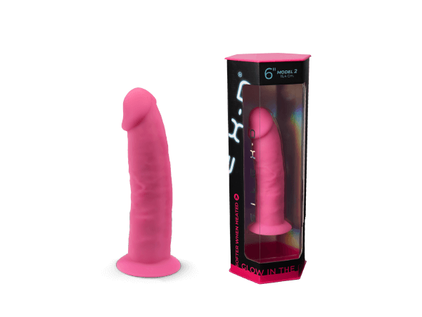 Silexd - Dildo Premium Silicone Mod.2 6'' - Glow in the Dark
