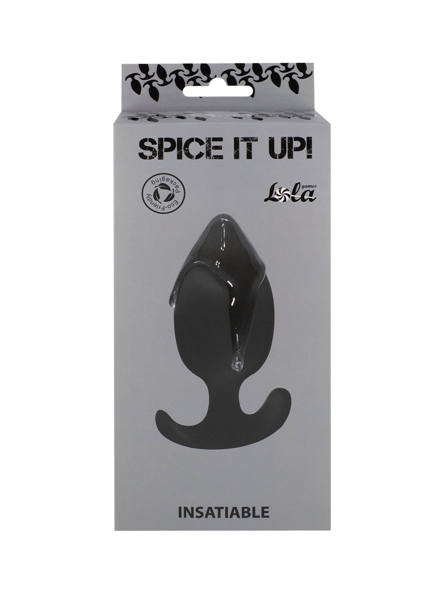 Lola Games - Plug Anale con Pallina in Metallo Insatiable - Nero