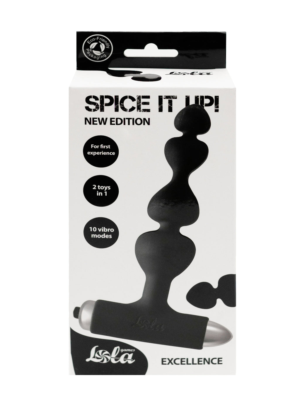 Lola Games - Plug Anale Vibrante Excellence - Nero