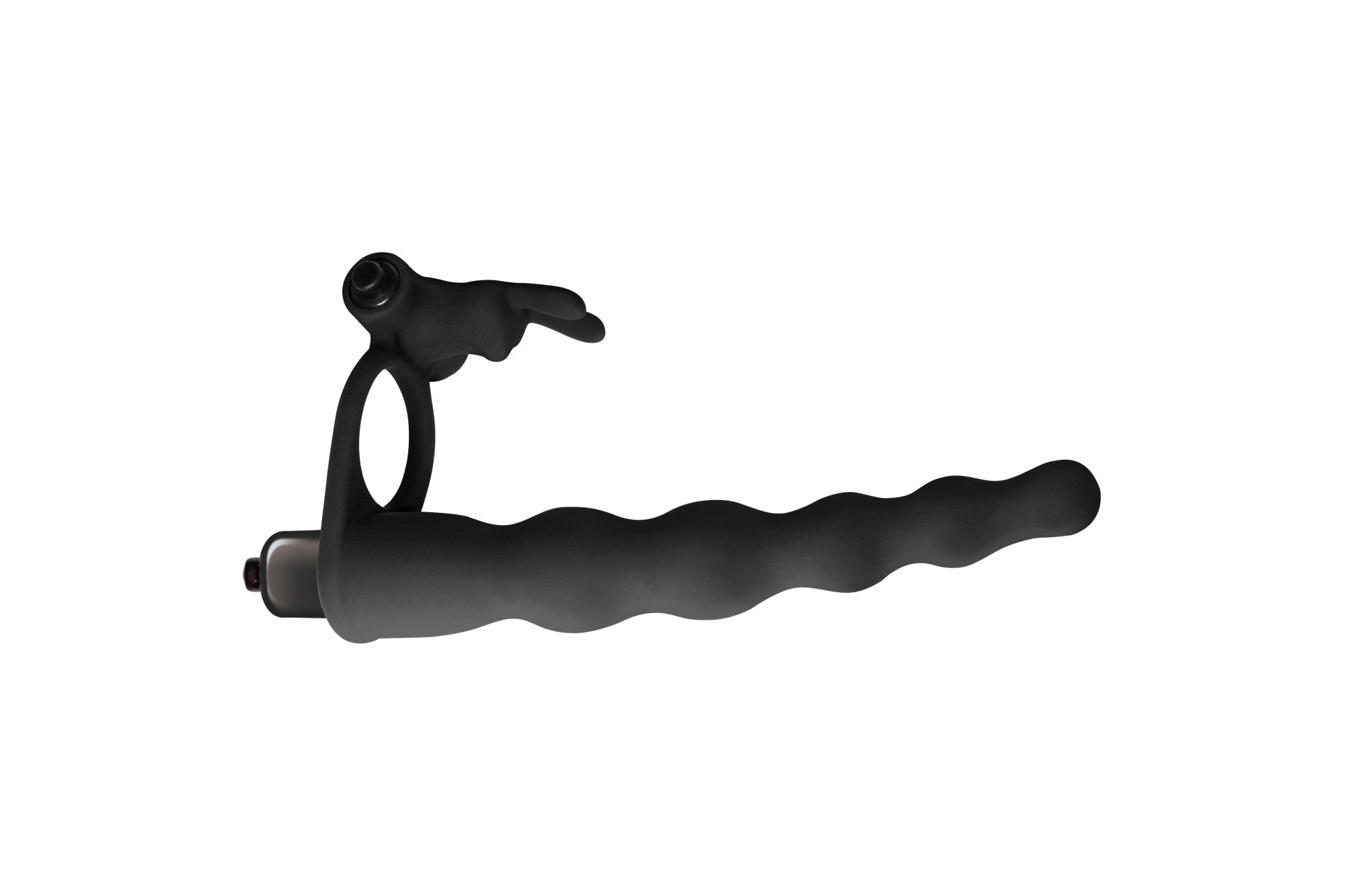 Lola Games - Dildo per Doppia Penetrazione Bunny - Nero