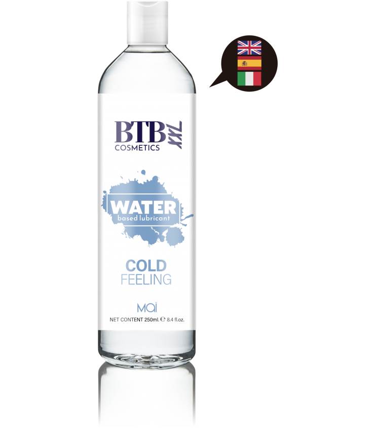 BTB Cosmetics - Lubrificante Base Acqua Effetto Freddo - 250 ml