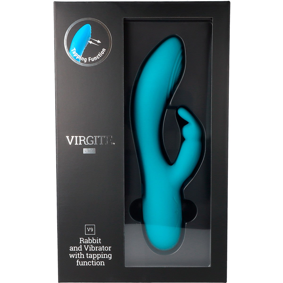 VIBRATORE A BATTITO RICARICABILE BLU V9