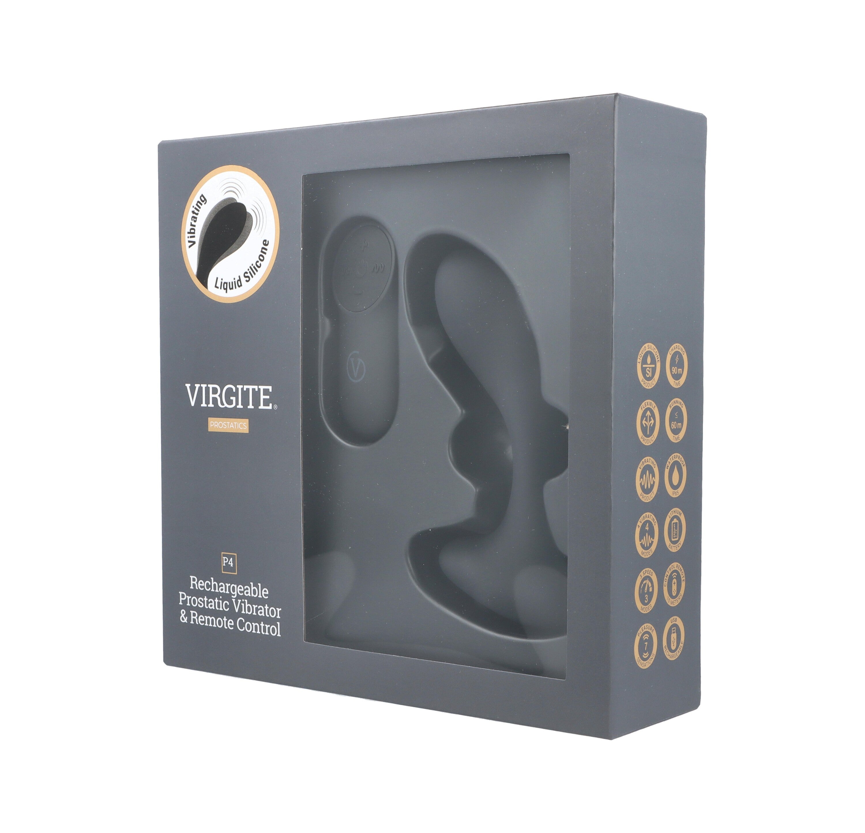 VIBRATORE PROSTATICO P4 CON TELECOMANDO