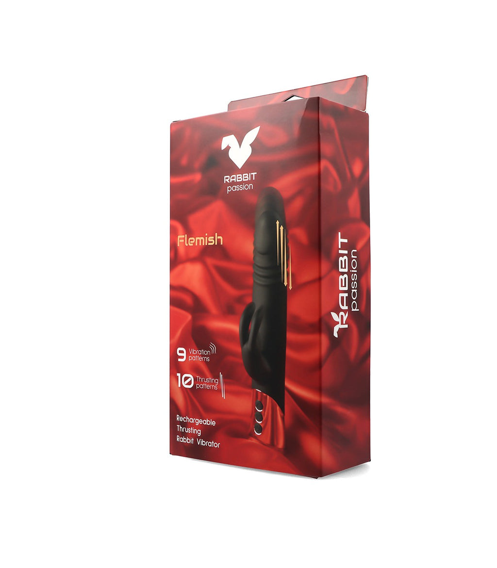 VIBRATORE CONIGLIO ROTANTE RICARICABILE FLEMISH