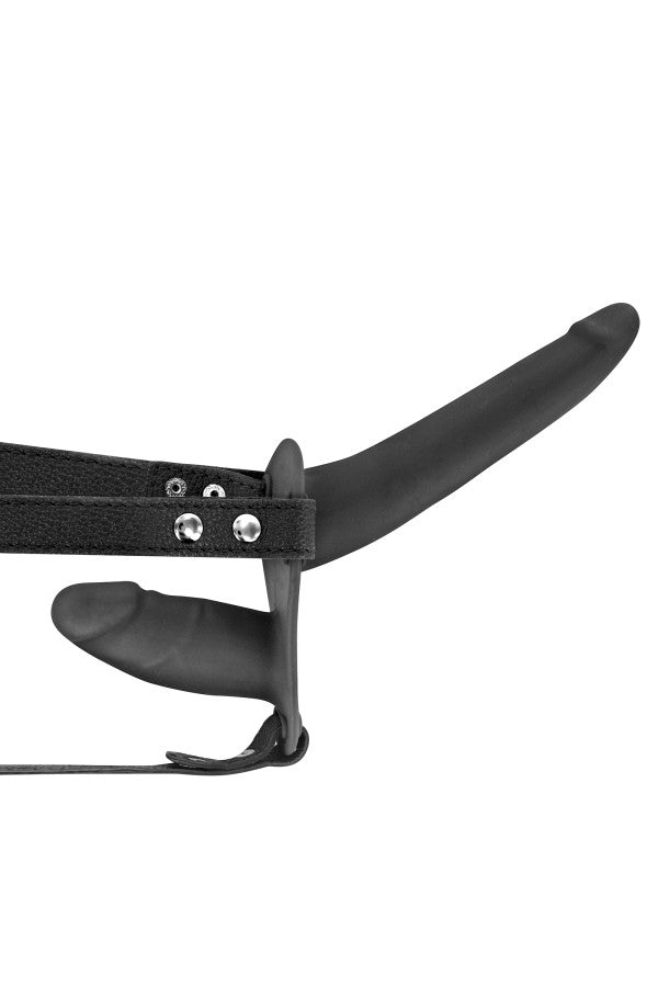 Fetish Tentation - Strap-On Harness Vibrante 15,5 cm - Nero