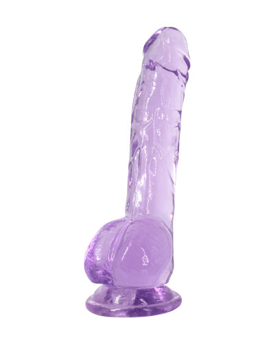 Lola Games - Dildo Trasparente Luminous - Viola