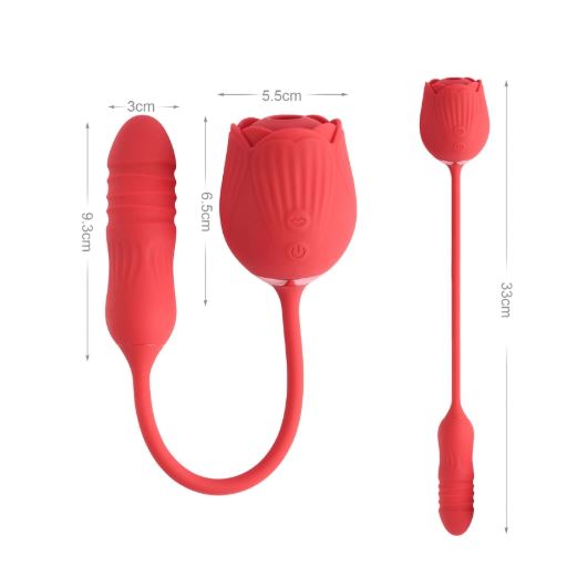 VSC Novelty - Vibratore / Succhia Clitoride - Desire Luxury Rose