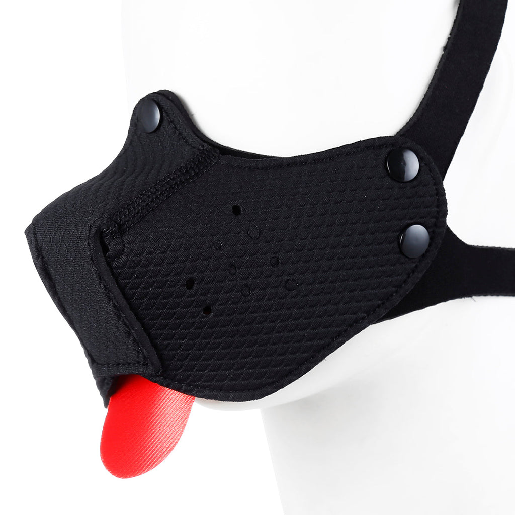VSC Novelty - Maschera da Cane - Nera