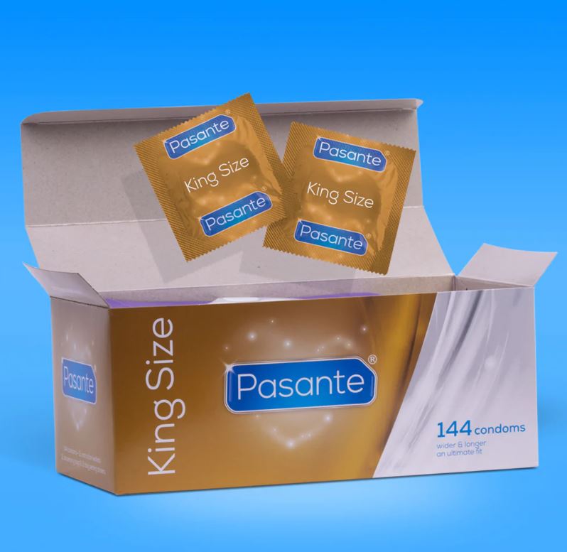 Pasante - Preservativi King Size XL - Scatola da 144 Pezzi