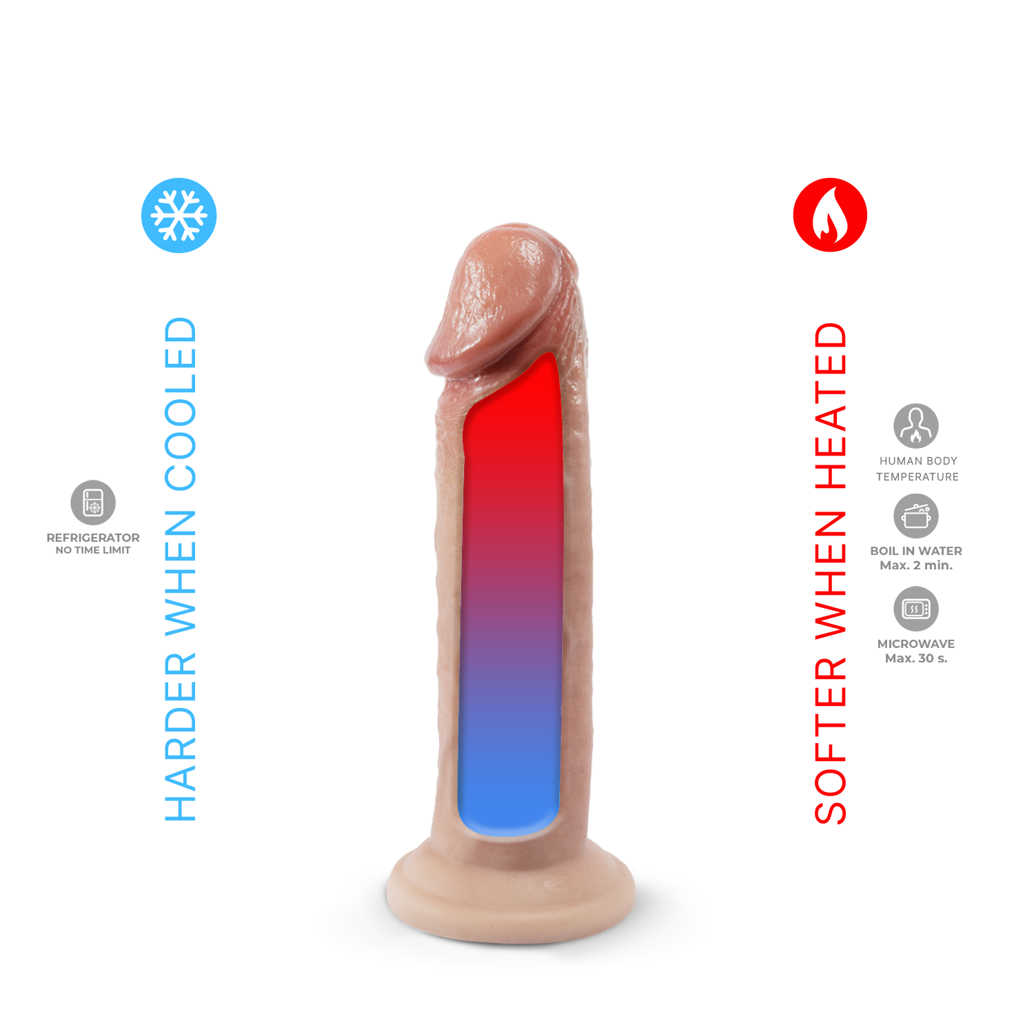 SilexD - Dildo Premium Real Skin Model 2 - 7,5"