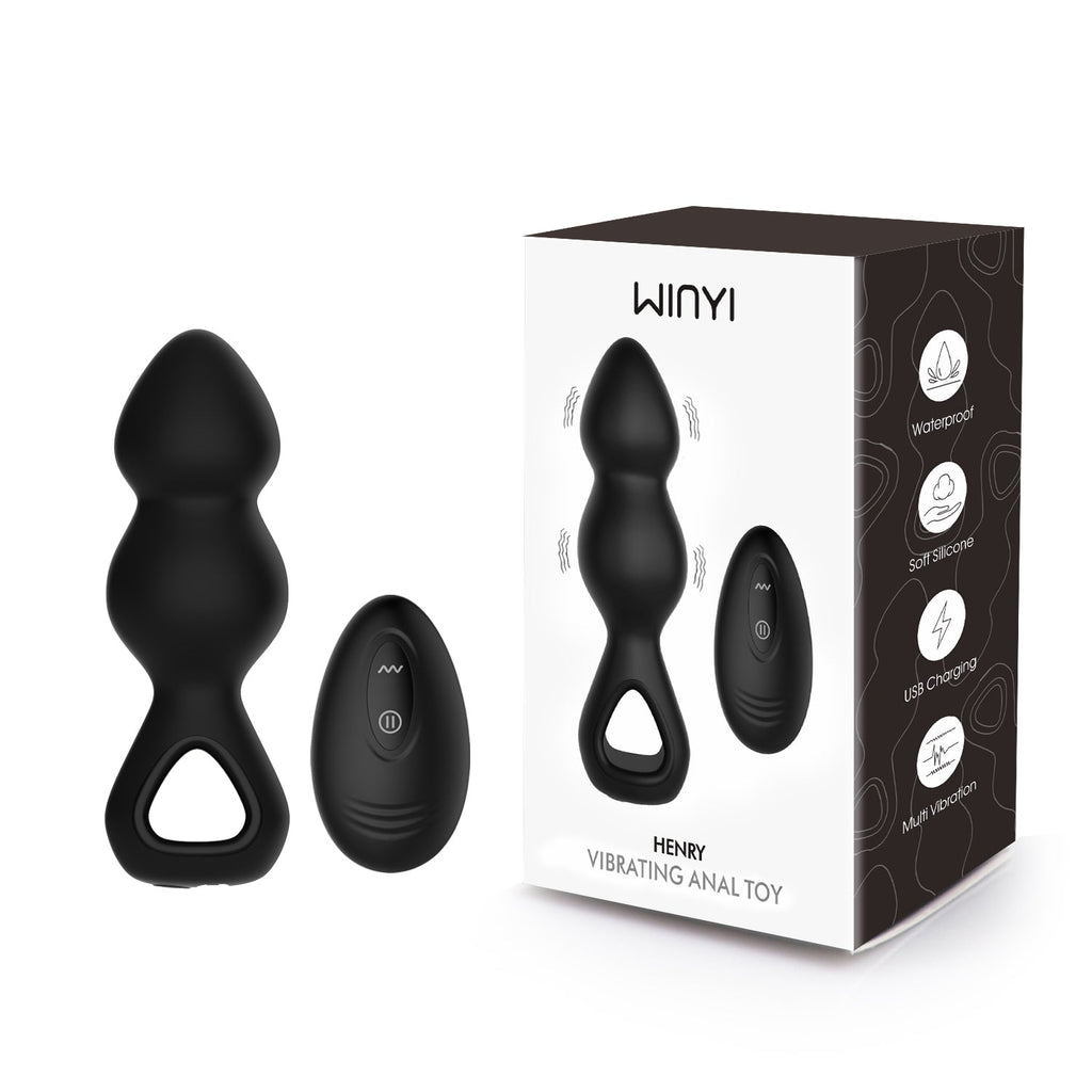 Winyi - Palline Vibranti Anali con Controllo Remoto - Henry
