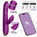 Into You - Sendel Vibe - Vibratore con Anello di Palline Interne Su e Giù e Pulsazione Clitoridea + APP