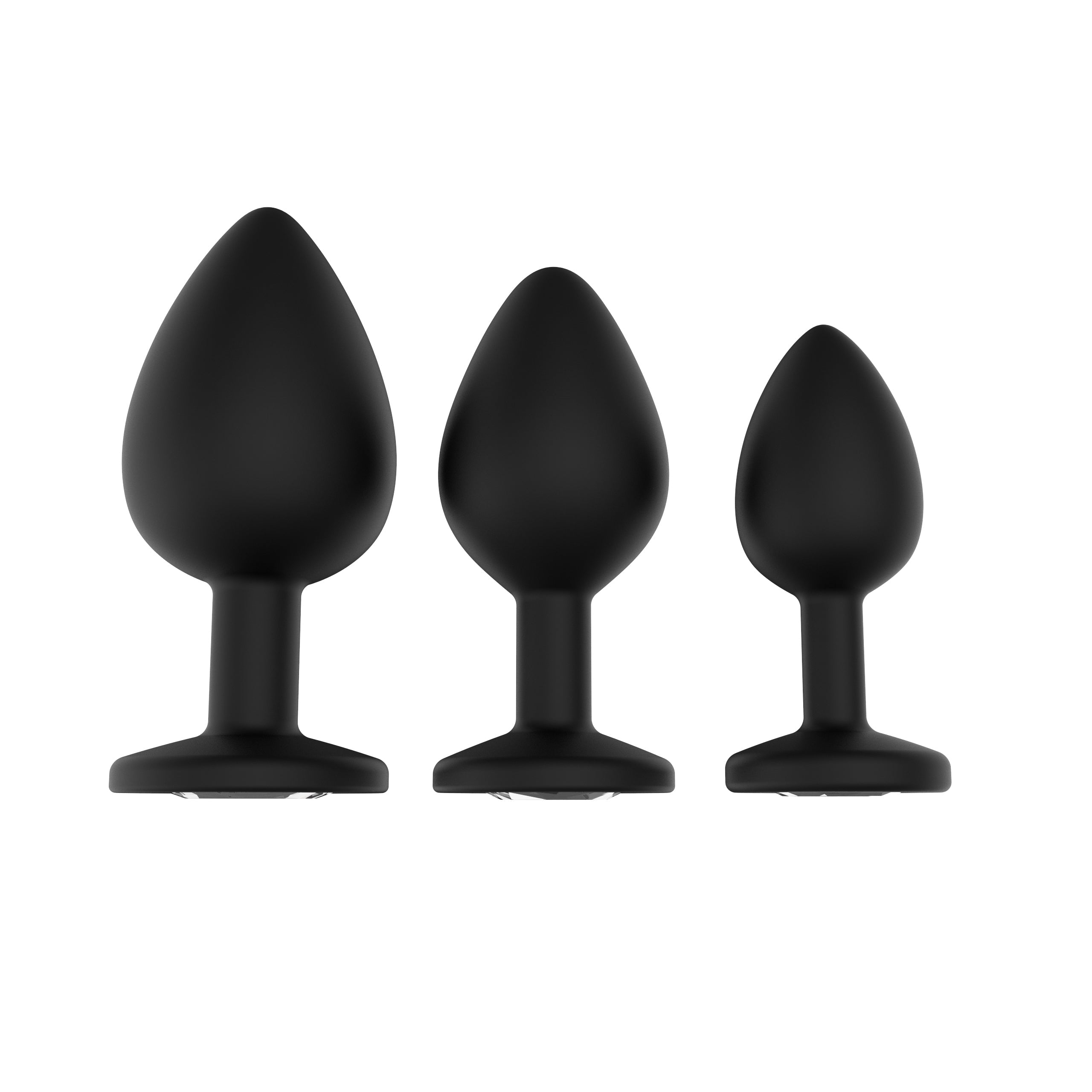 SinsFactory - Gem Butt Plug - M - Nero