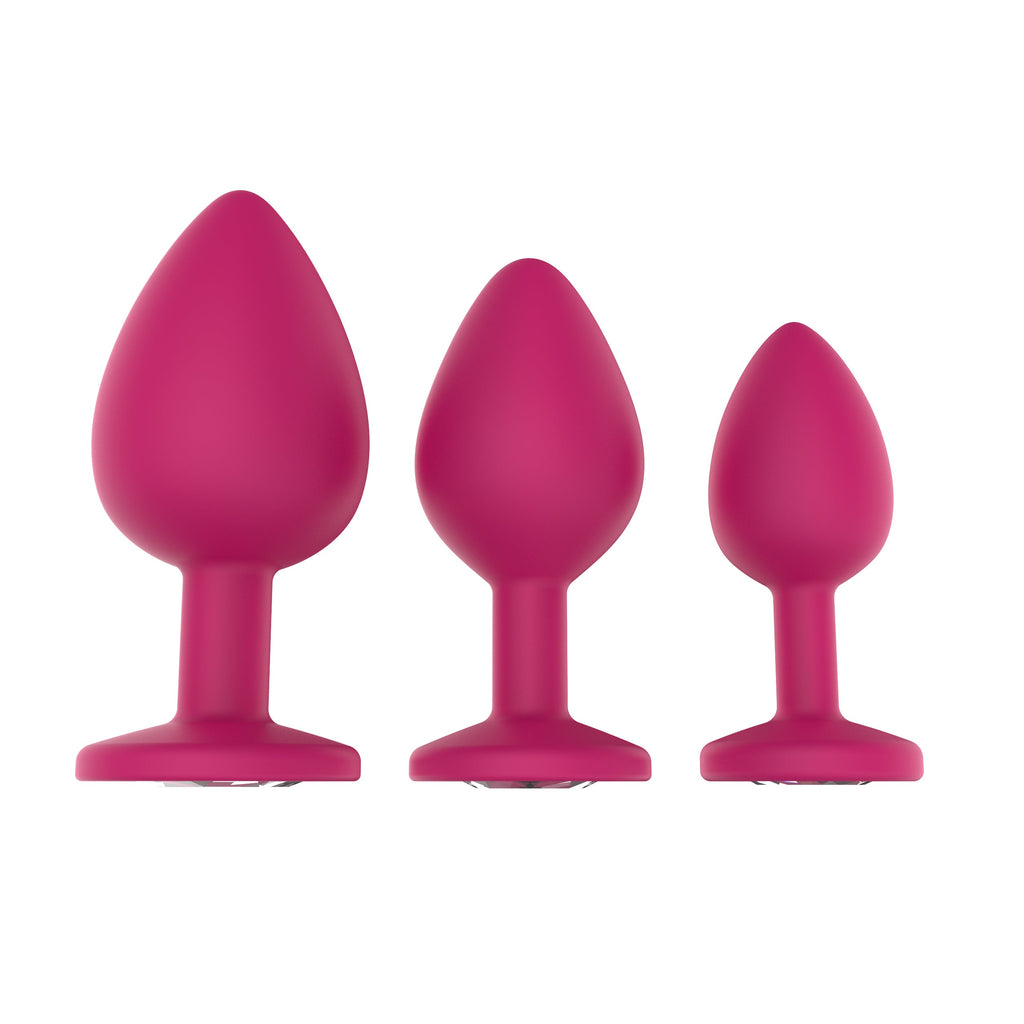SinsFactory - Gem Butt Plug - M - Fucsia