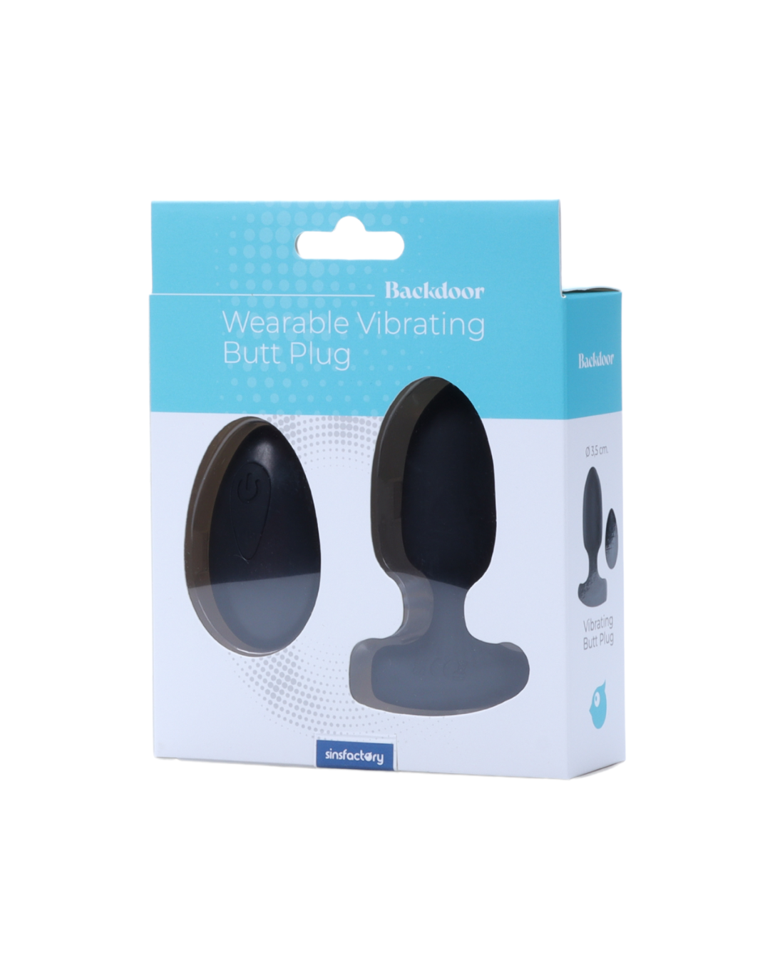 SinsFactory - Wearable Vibrating Butt Plug - M