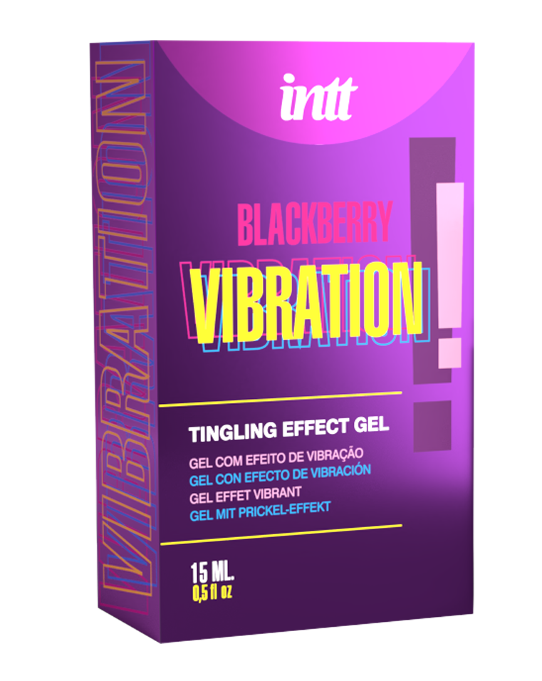 Intt - Gel Vibrante Black Berry - 15 ml