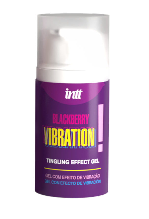 Intt - Gel Vibrante Black Berry - 15 ml