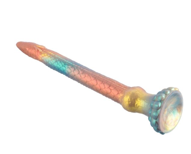 VSC Novelty - Dildo XL in Silicone Multicolor con Glitter - Anaconda
