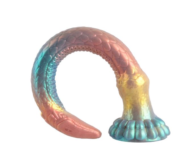 VSC Novelty - Dildo XL in Silicone Multicolor con Glitter - Anaconda