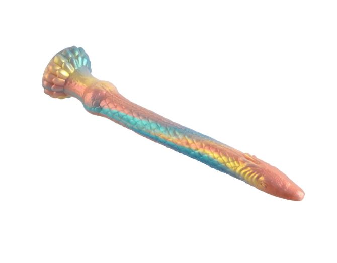 VSC Novelty - Dildo XL in Silicone Multicolor con Glitter - Anaconda