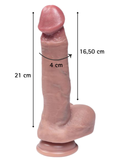 Fantasy Toys - Dildo Ultra Realistico Pelle Morbida - 21 cm