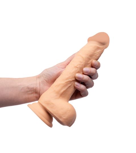 Fantasy Toys - Dildo Vibrante e Leggermente Rotante - 22 cm