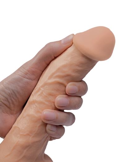 Fantasy Toys - Dildo Vibrante e Leggermente Rotante - 22 cm