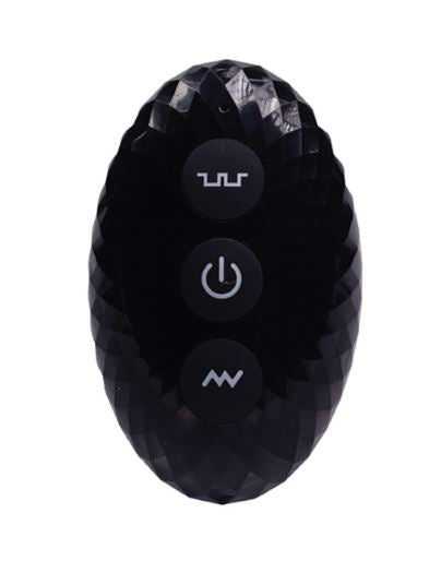 Fantasy Toys - Vibratore Anale Rotante con Telecomando e Luci - Achelous