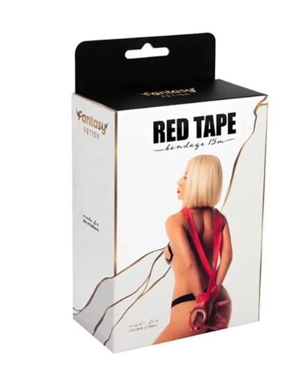 Fantasy Fetish - Nastro Bondage Rosso - 15 m