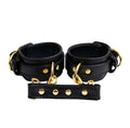 Fantasy Fetish - Manette Luxury Nere con Dettaglio Oro