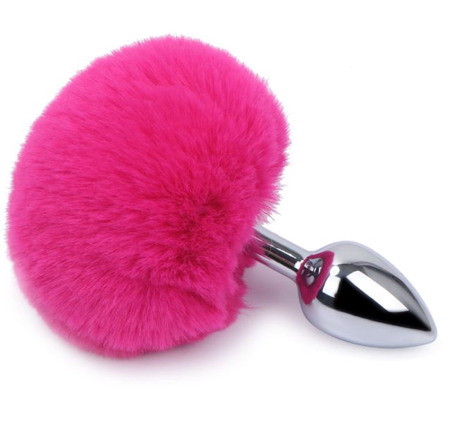 Fantasy Toys - Plug con Pon Pon - Fucsia