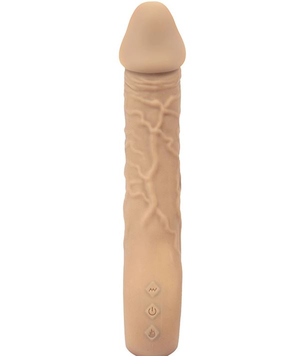 Fantasy Toys - Vibratore Punto G Realistico Riscaldabile - Color Carne - Prometheus