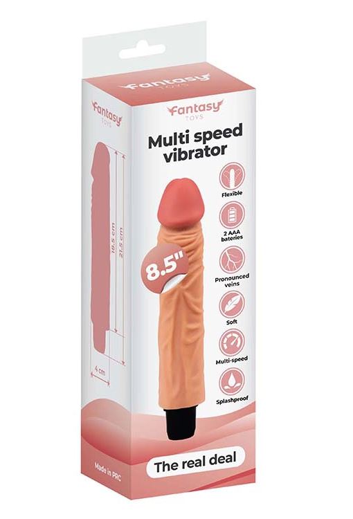 Fantasy Toys - Vibratore Realistico "The Real Deal" - 21,50 cm