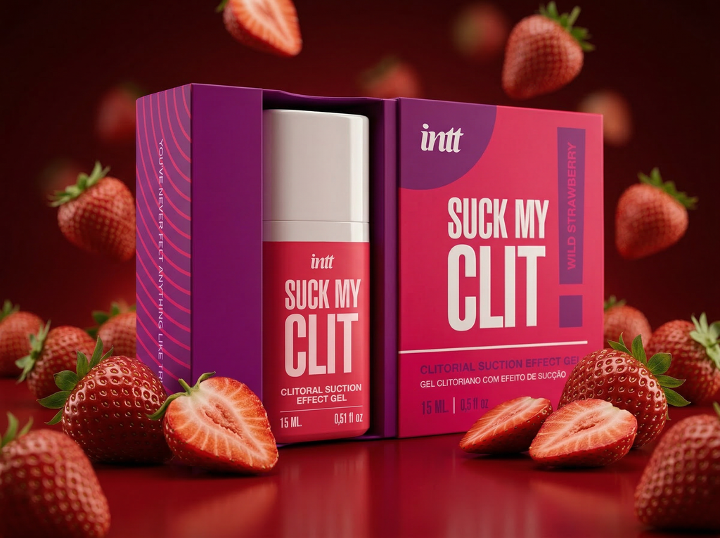 Intt - Gel Clitorideo Kissable Effetto Suzione - Fragola