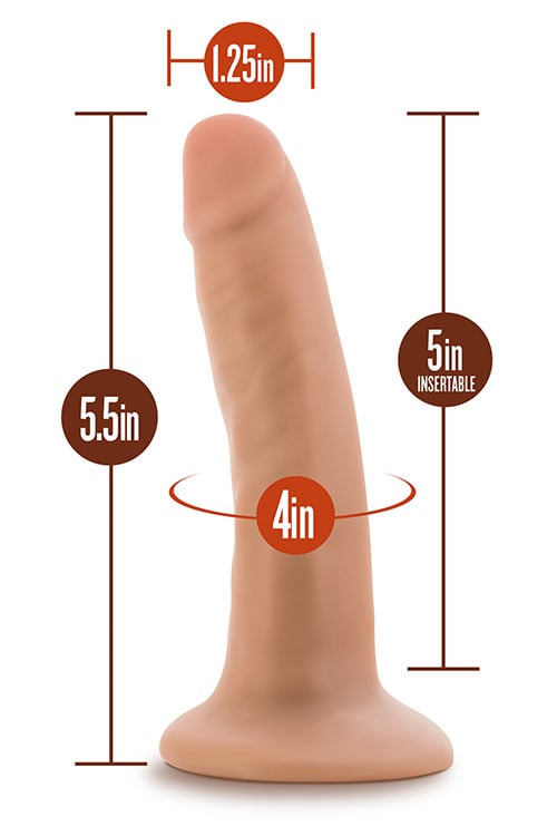 DR. SKIN CAZZO DA 5,5 POLLICI CON VENTOSA