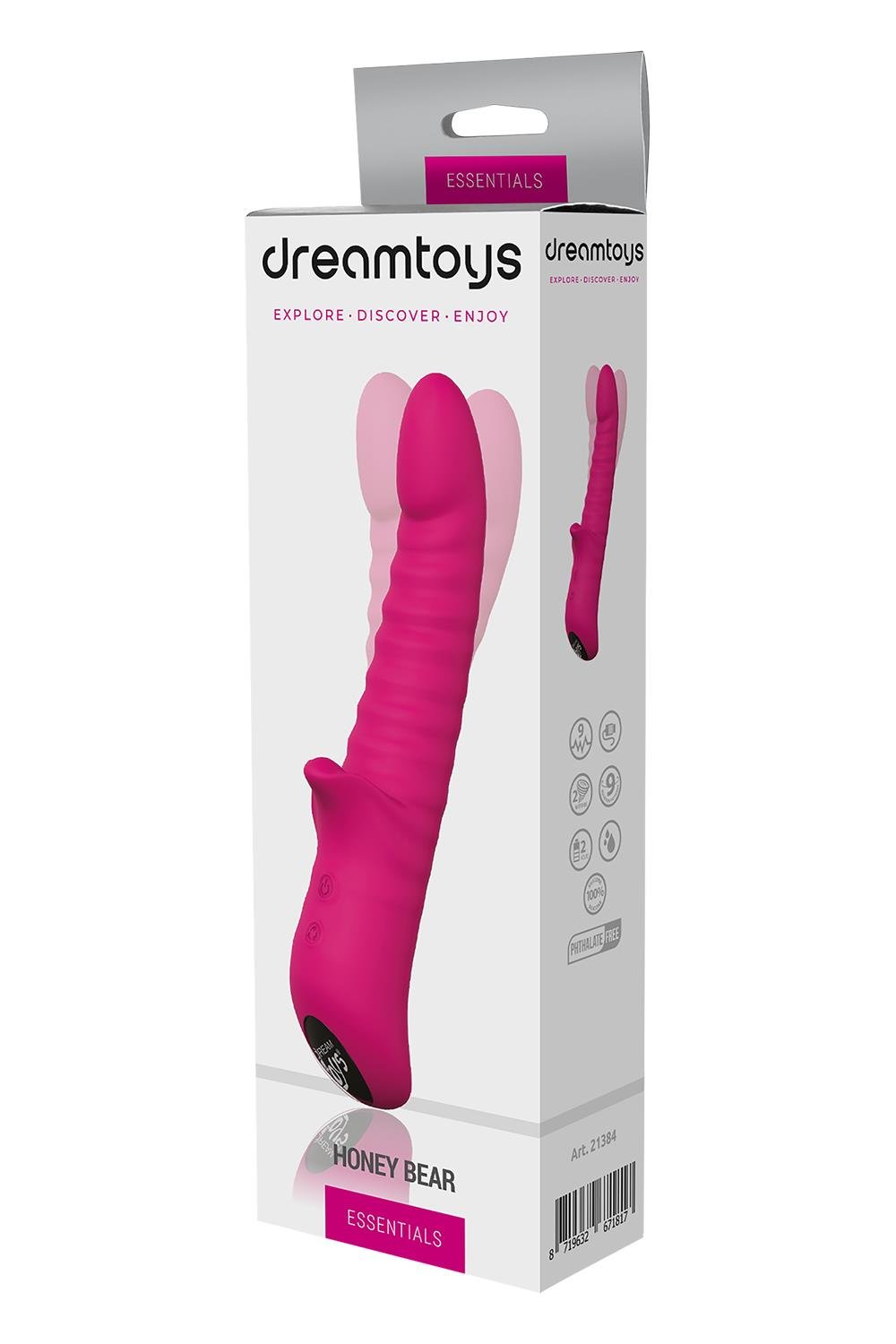 ESSENTIALS HONEY BEAR MAGENTA