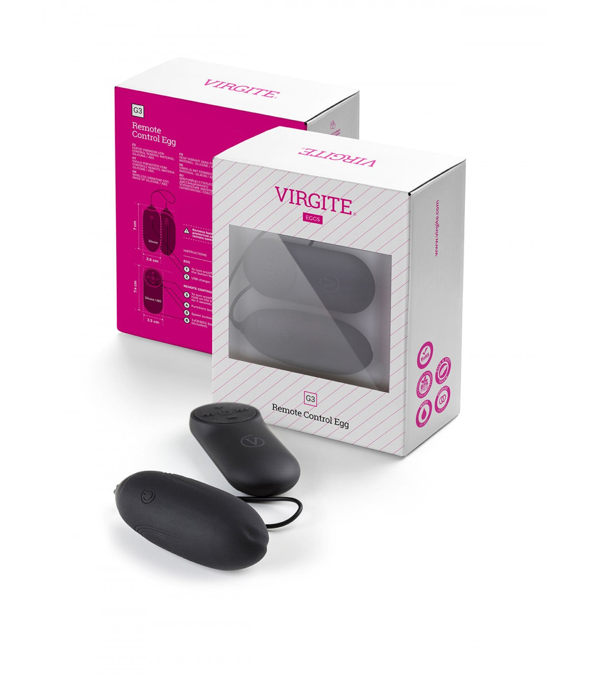 UOVO VIBRANTE BLU RICARICABILE G3