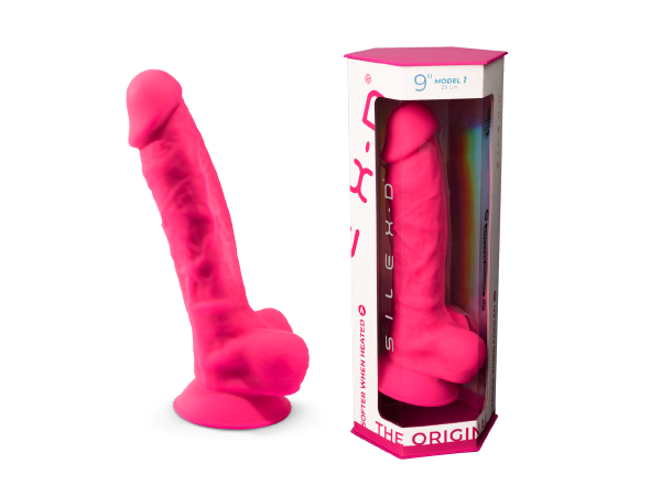 Silexd - Dildo Premium Silicone Mod.1 9'' - Rosa