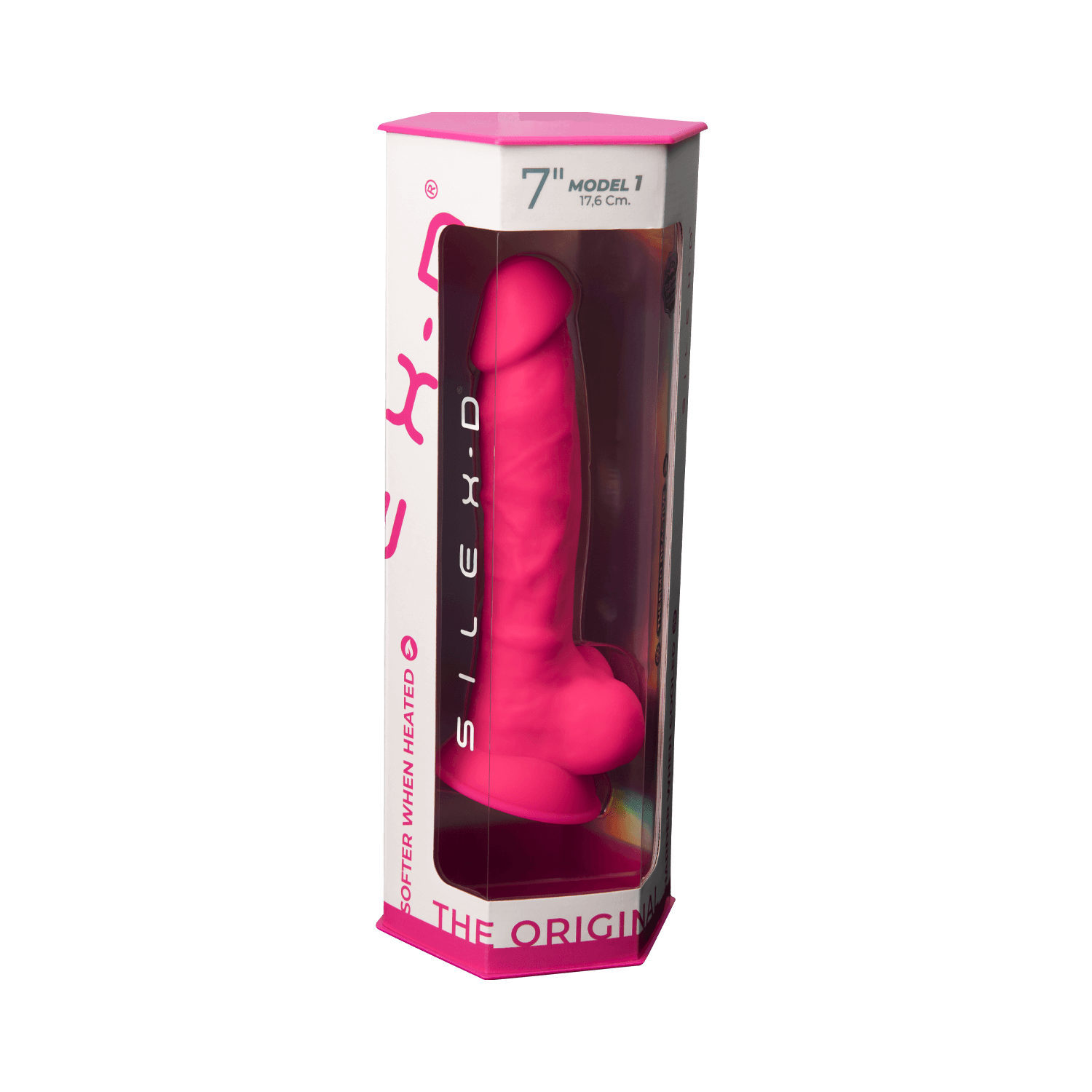 Silexd - Dildo Premium Silicone Mod.1 7'' - Rosa