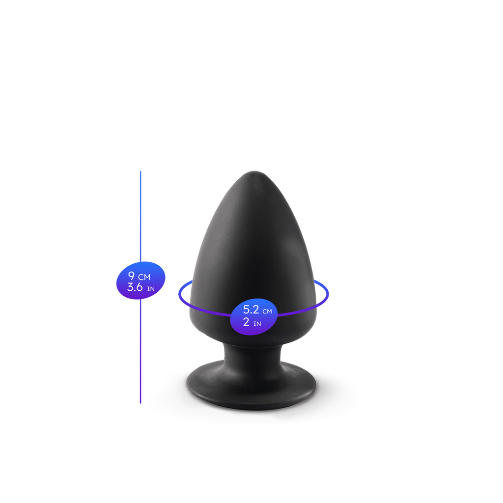 Silexd - Premium Silicone Plug Taglia S - Nero
