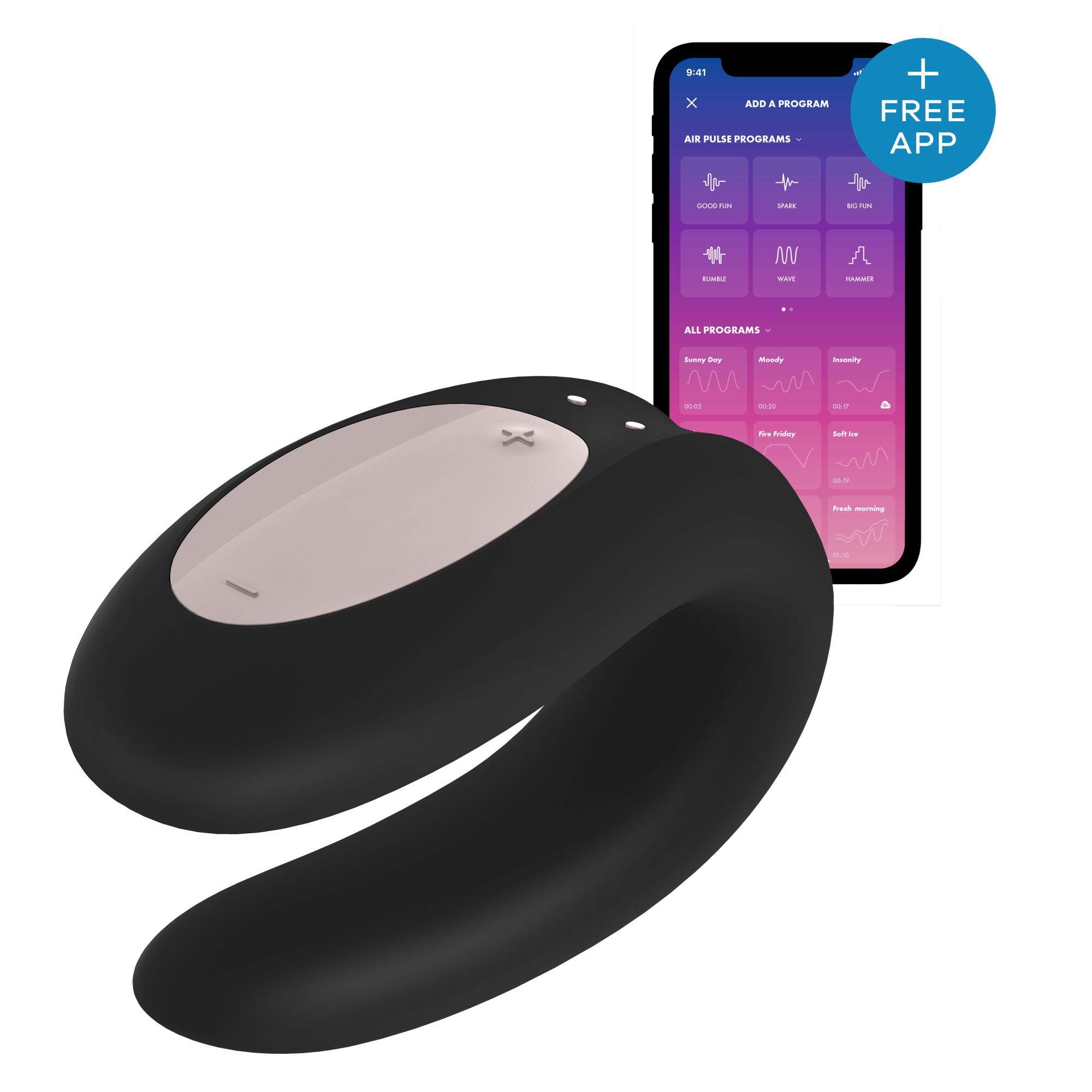 Satisfyer - Double Joy - Nero