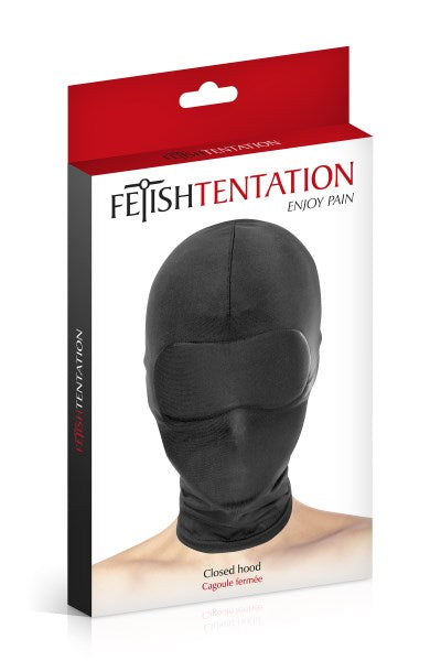 Fetish Tentation - Cappuccio Chiuso Donna - Nero