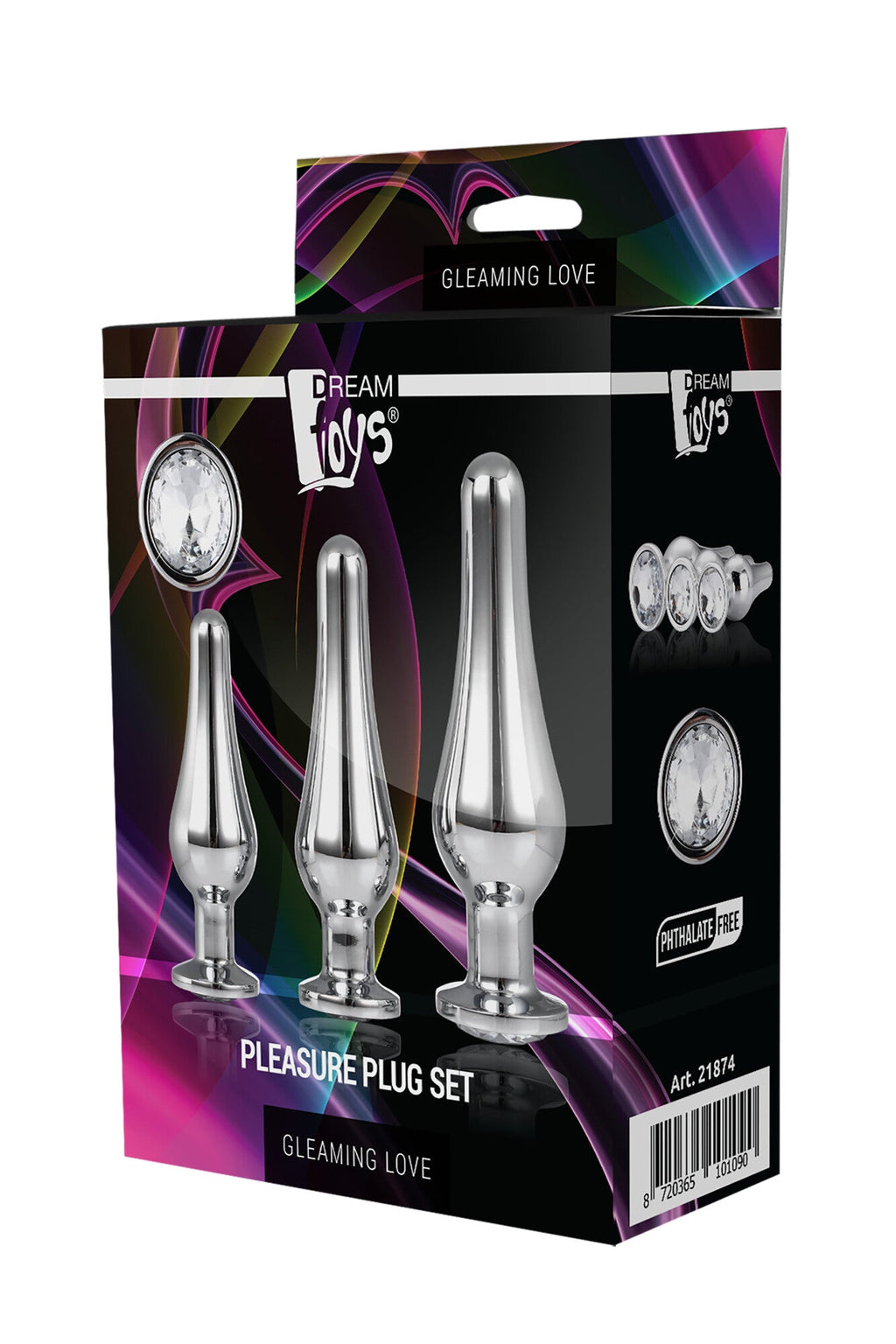 SET DI PIACERE D'AMORE LUCENTE IN ARGENTO