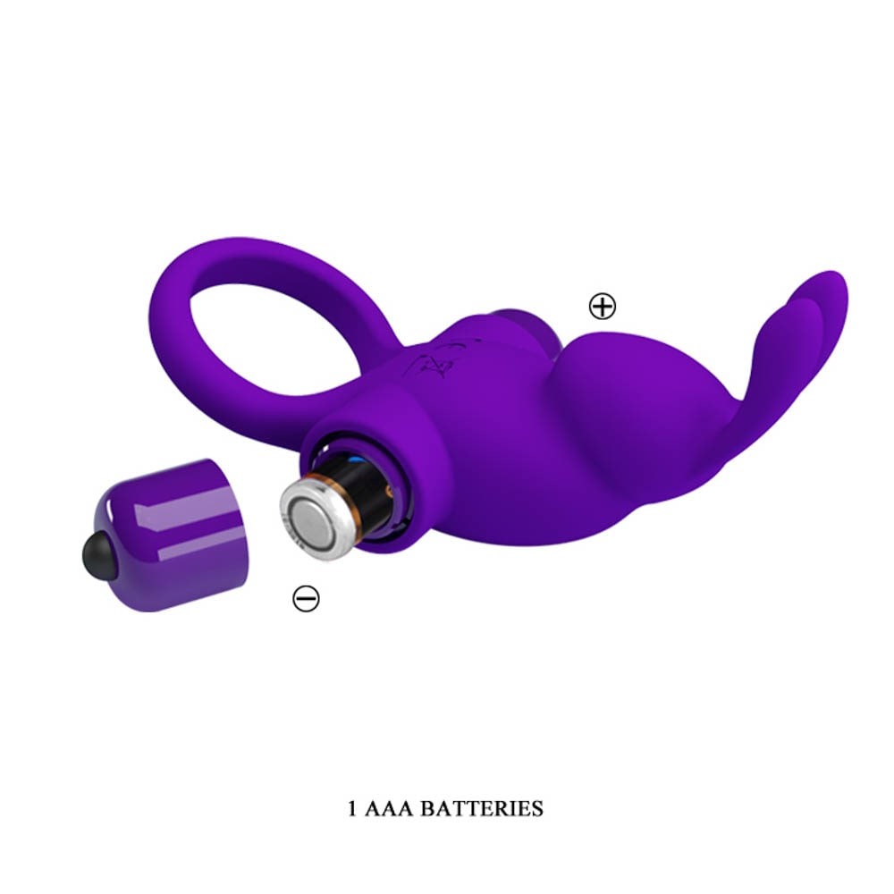 Pretty Love Vibrant Guaina per Pene 1 Viola