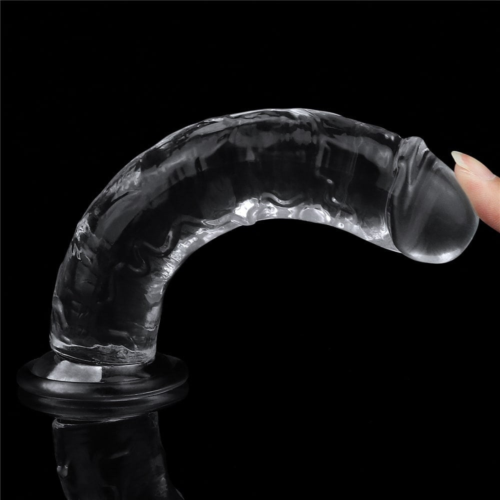 Dildo trasparente impeccabile da 7,0''
