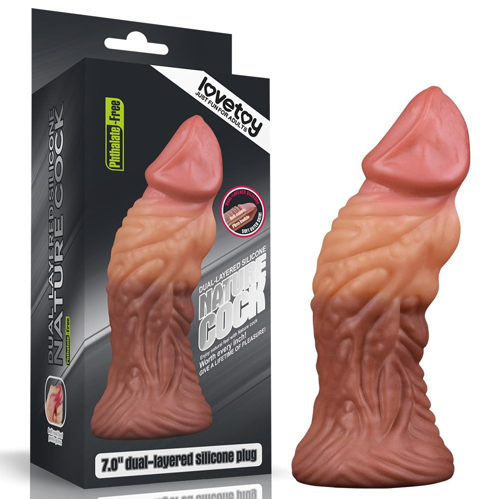 Spina in silicone platino a doppio strato da 7,0''
