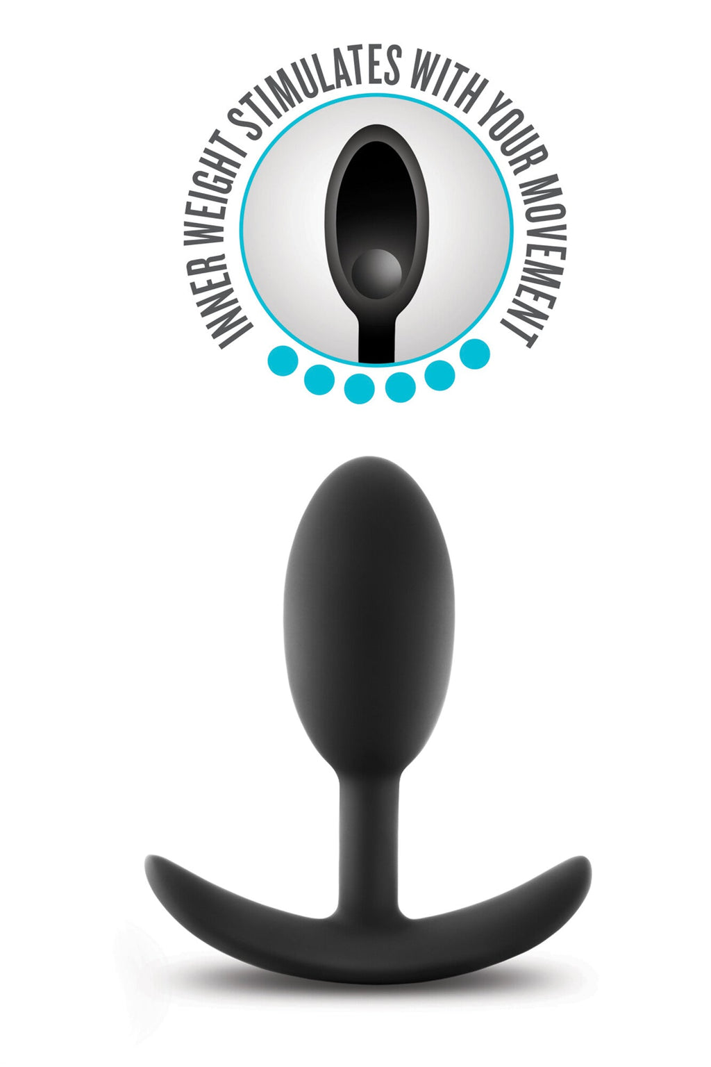 AVVENTURE ANALI PLATINUM VIBRA SLIM PLUG - MEDIO